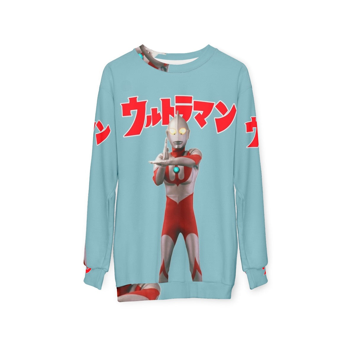 Vintage Ultraman The First Ultraman Superhero Sweatshirt - hanging