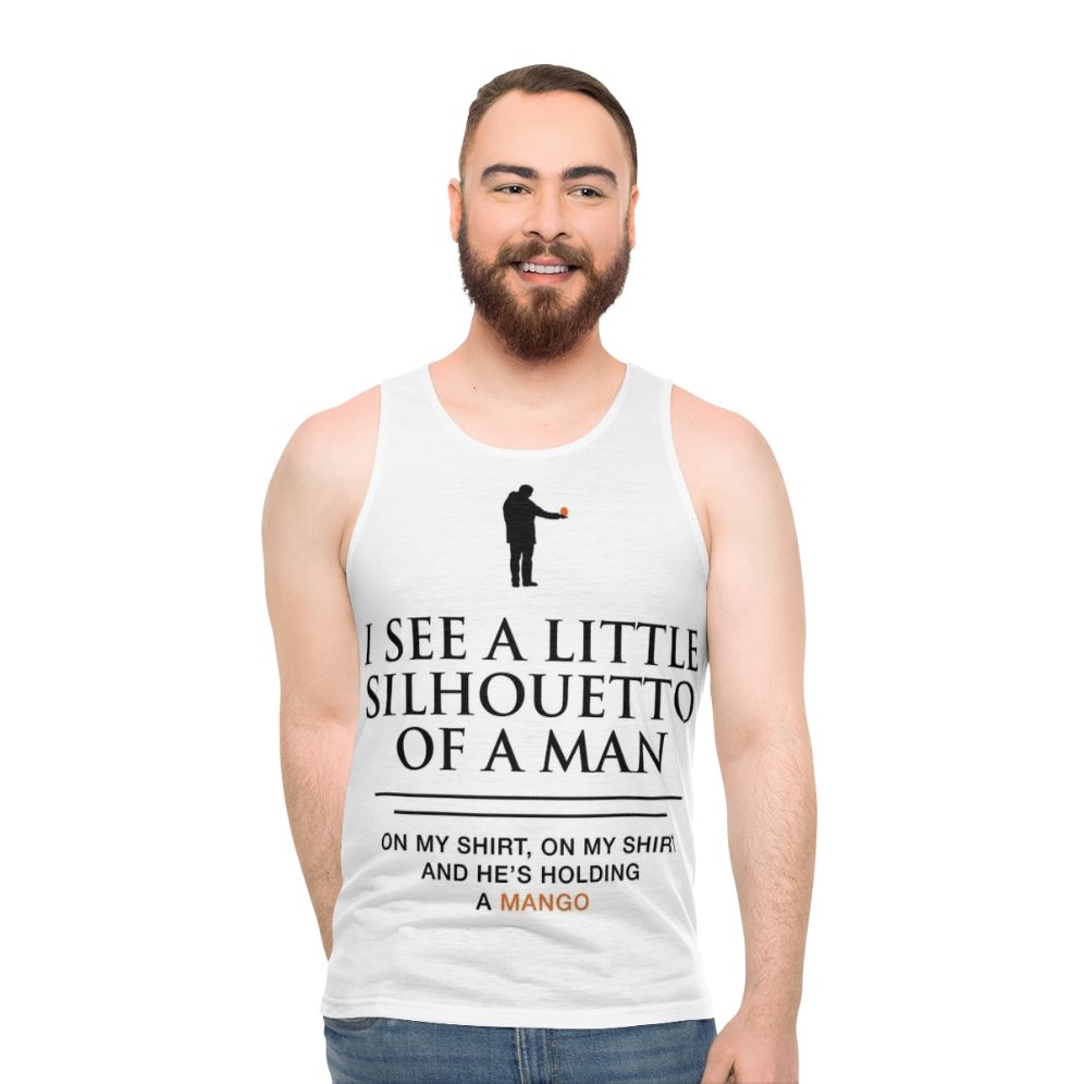 Funny mango parody unisex tank top - men