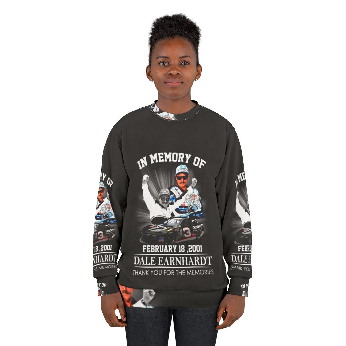 Dale Earnhardt memorial sweatshirt - women