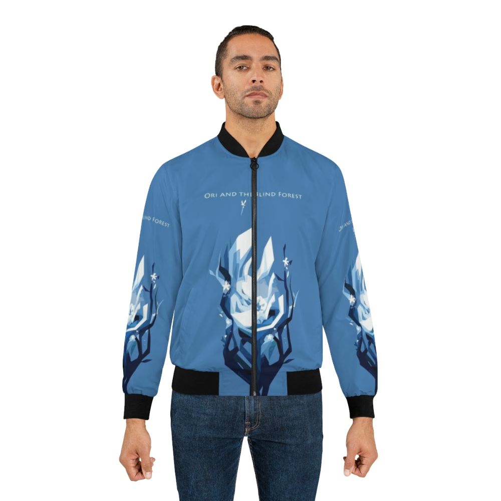 Ori Bomber Jacket featuring characters from the video game Ori and the Will of Wisps - Lifestyle