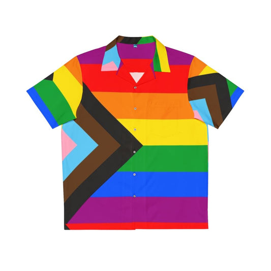 LGBTQ Progress Pride Flag Hawaiian Shirt