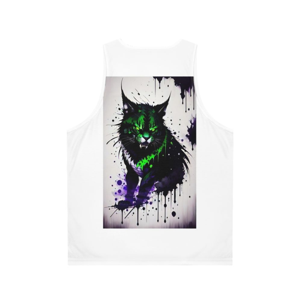 Monster Cat Unisex Tank Top - Back