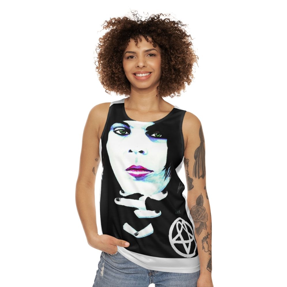 Him Ville Valo Portrait Unisex Tank Top - women