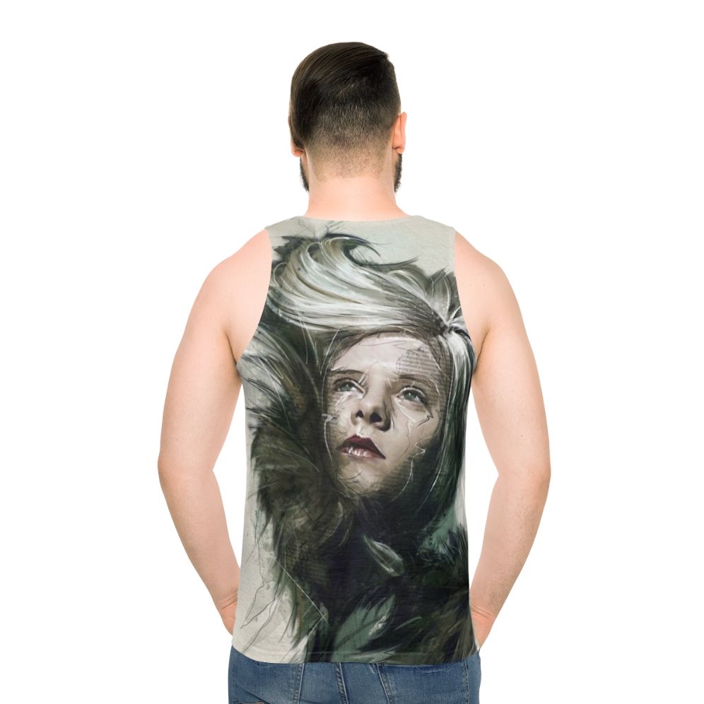 Aurora Aksnes Unisex Tank Top - men back