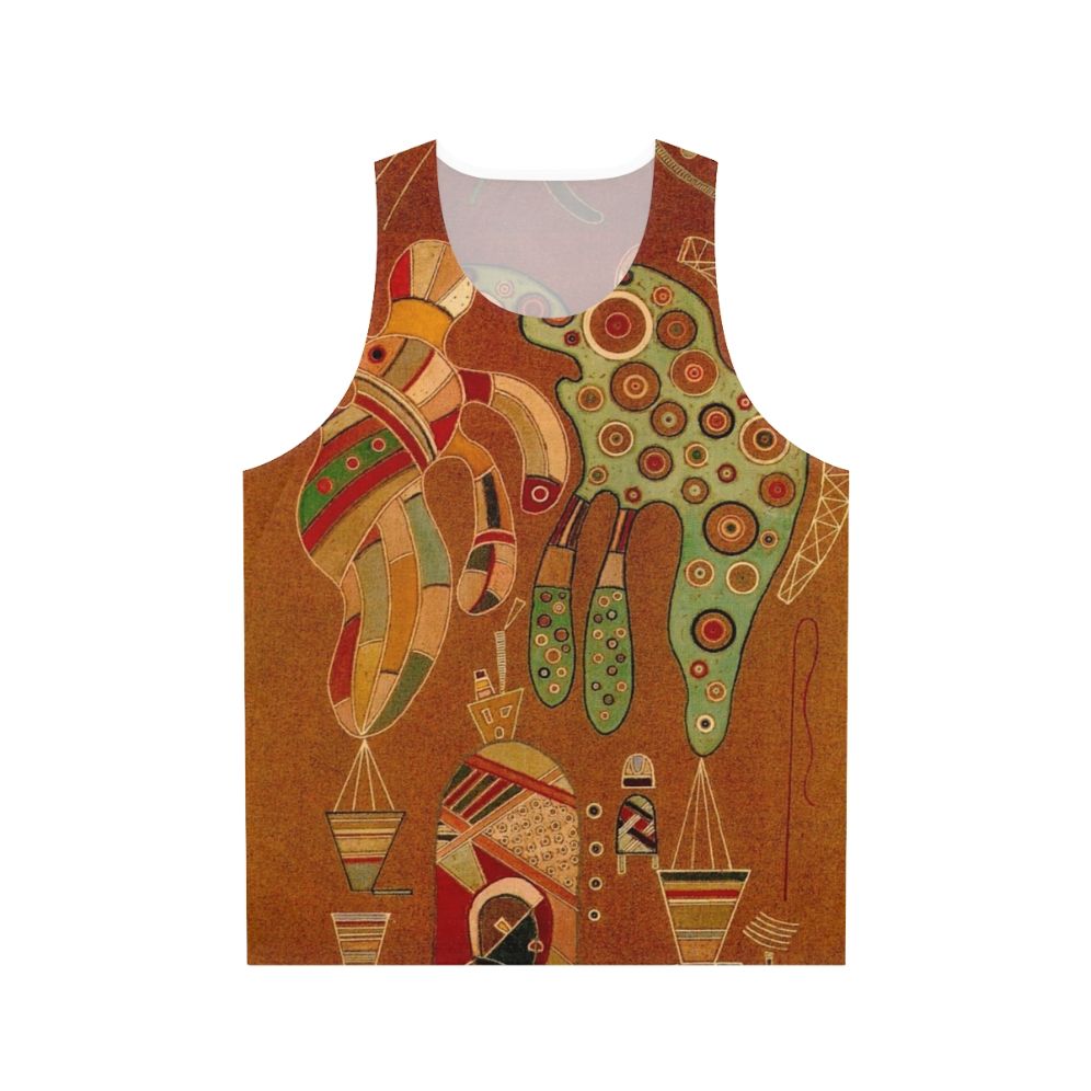 Wassily Kandinsky inspired abstract art unisex tank top