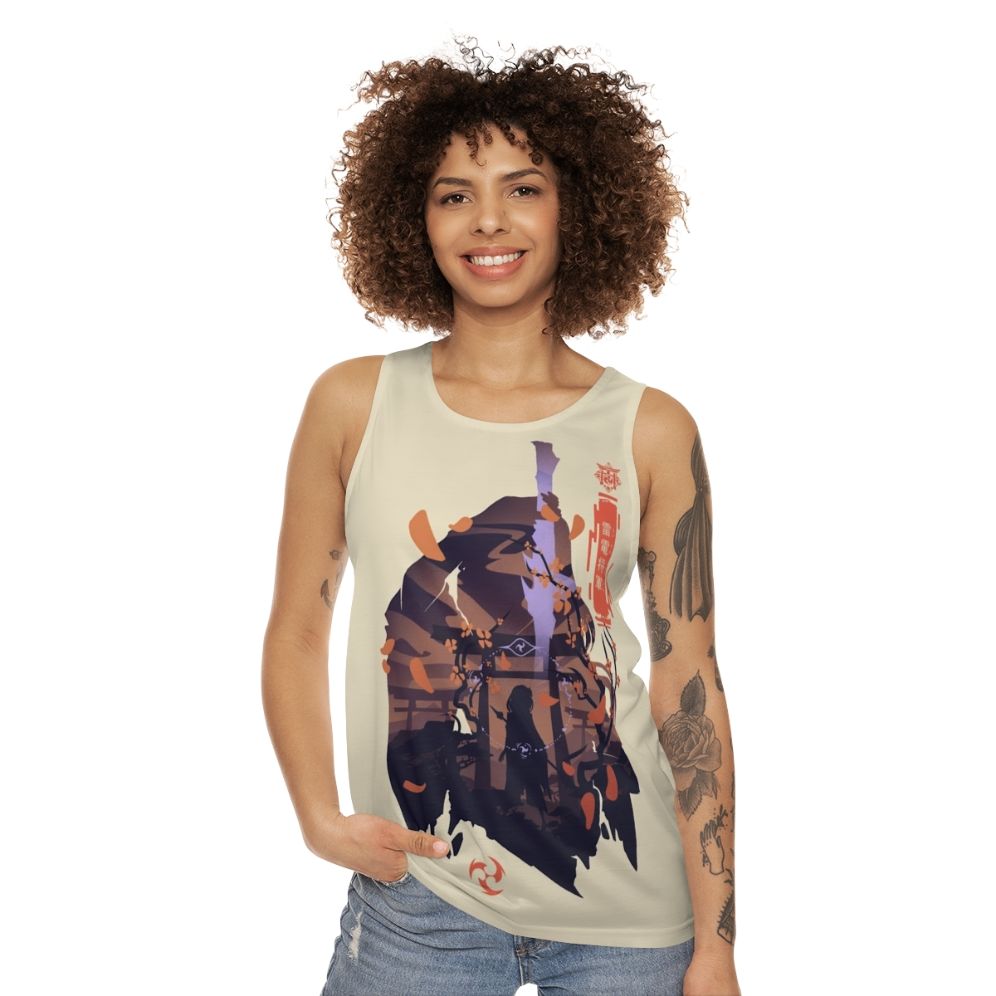 Genshin Impact Raiden Shogun Unisex Tank Top - women