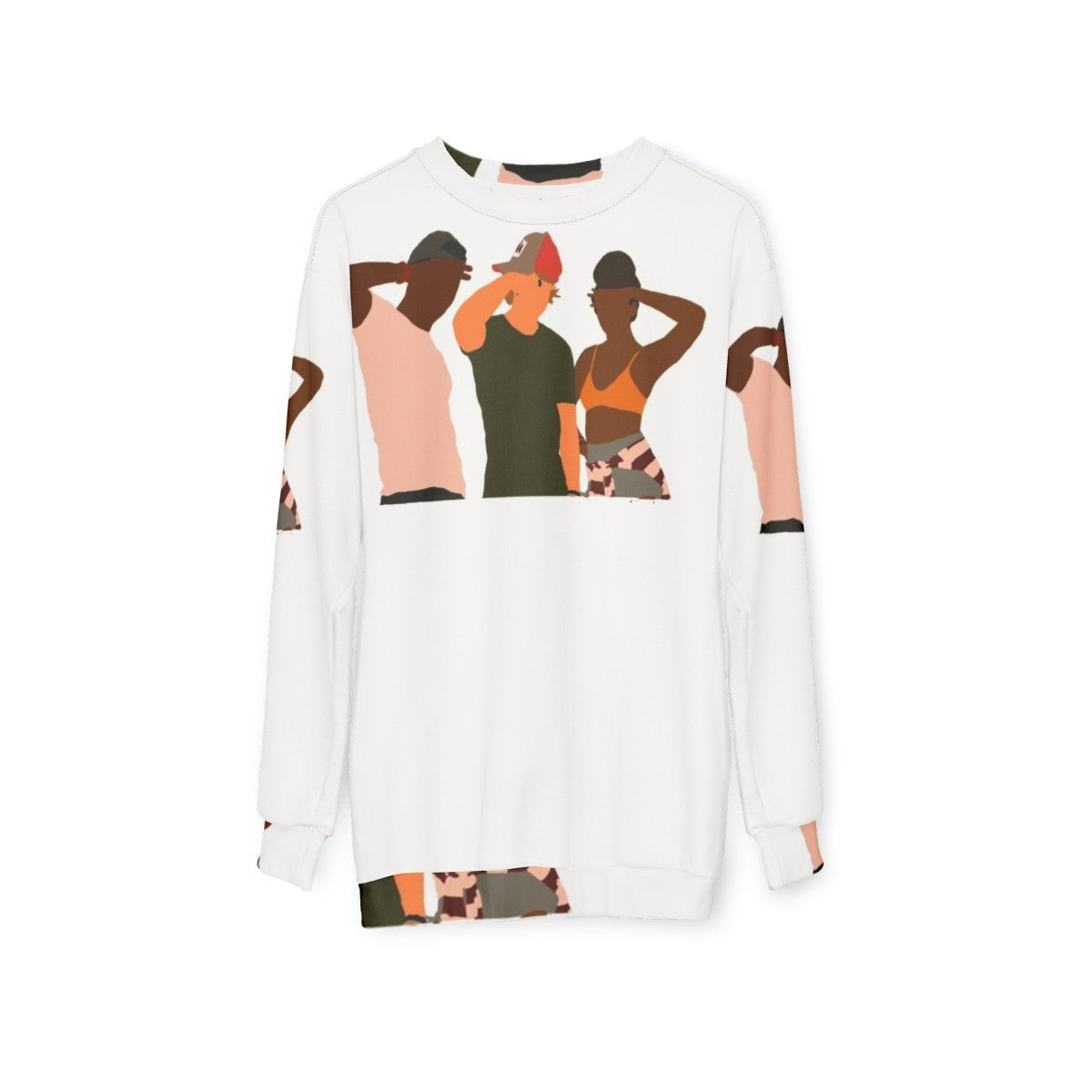 Trio Sweatshirt featuring Outer Banks characters - hanging