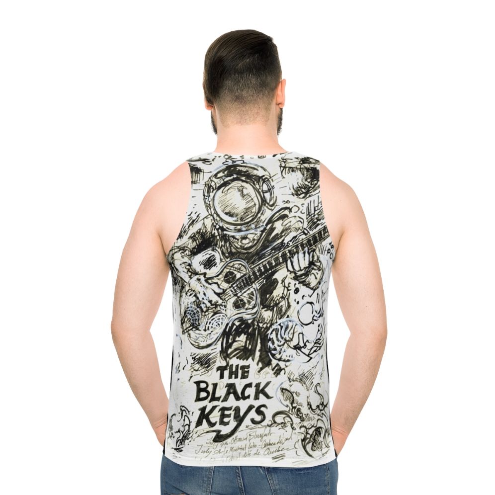 The Black Keys Unisex Music Fan Tank Top - men back