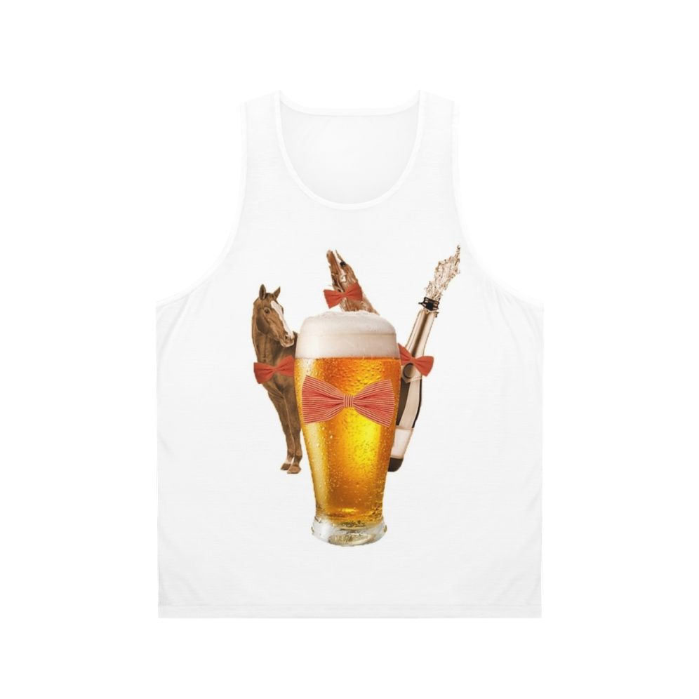 Melbourne Cup Unisex Horse Racing Tank Top