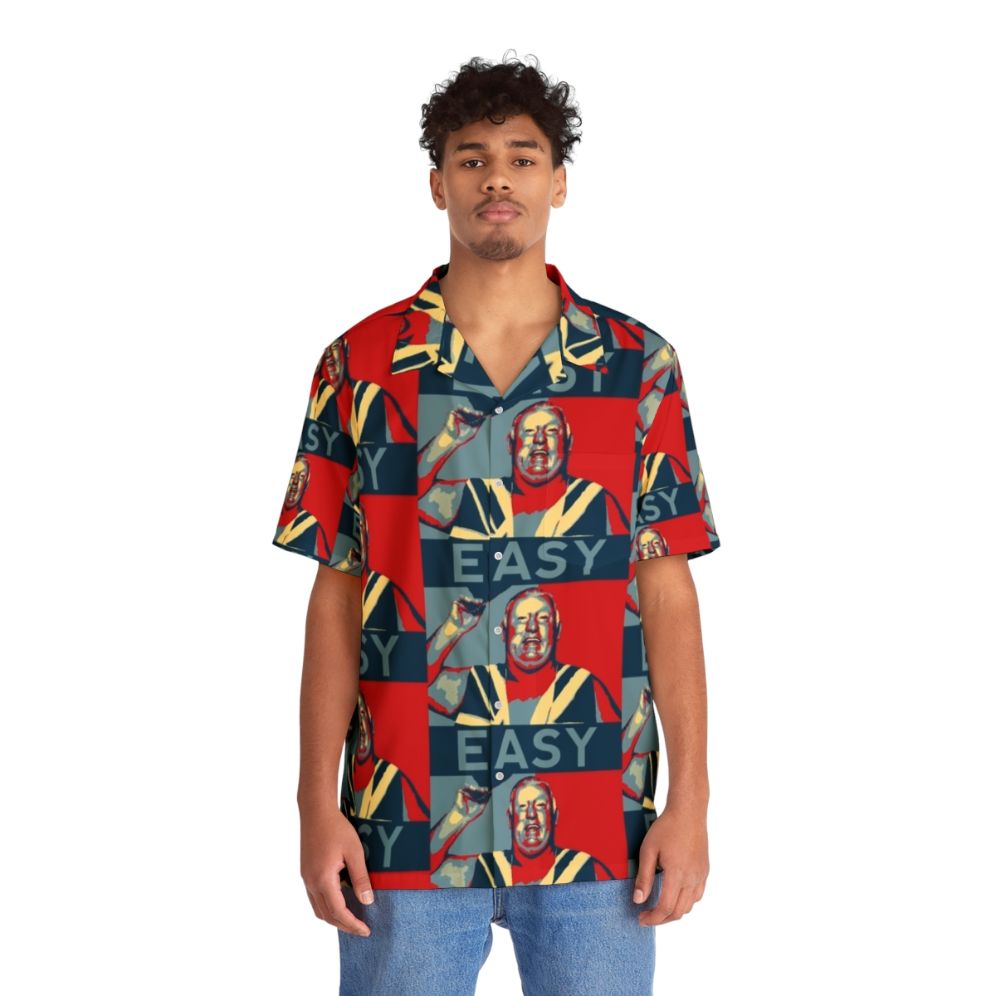 Easy Easy Easy Easy Retro 90s Hawaiian Shirt - People Front