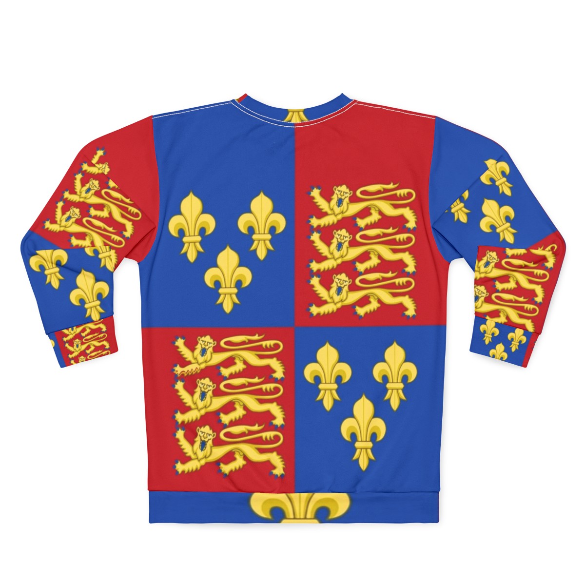 Henry V Royal Arms of England 1399-1603 Sweatshirt - Back