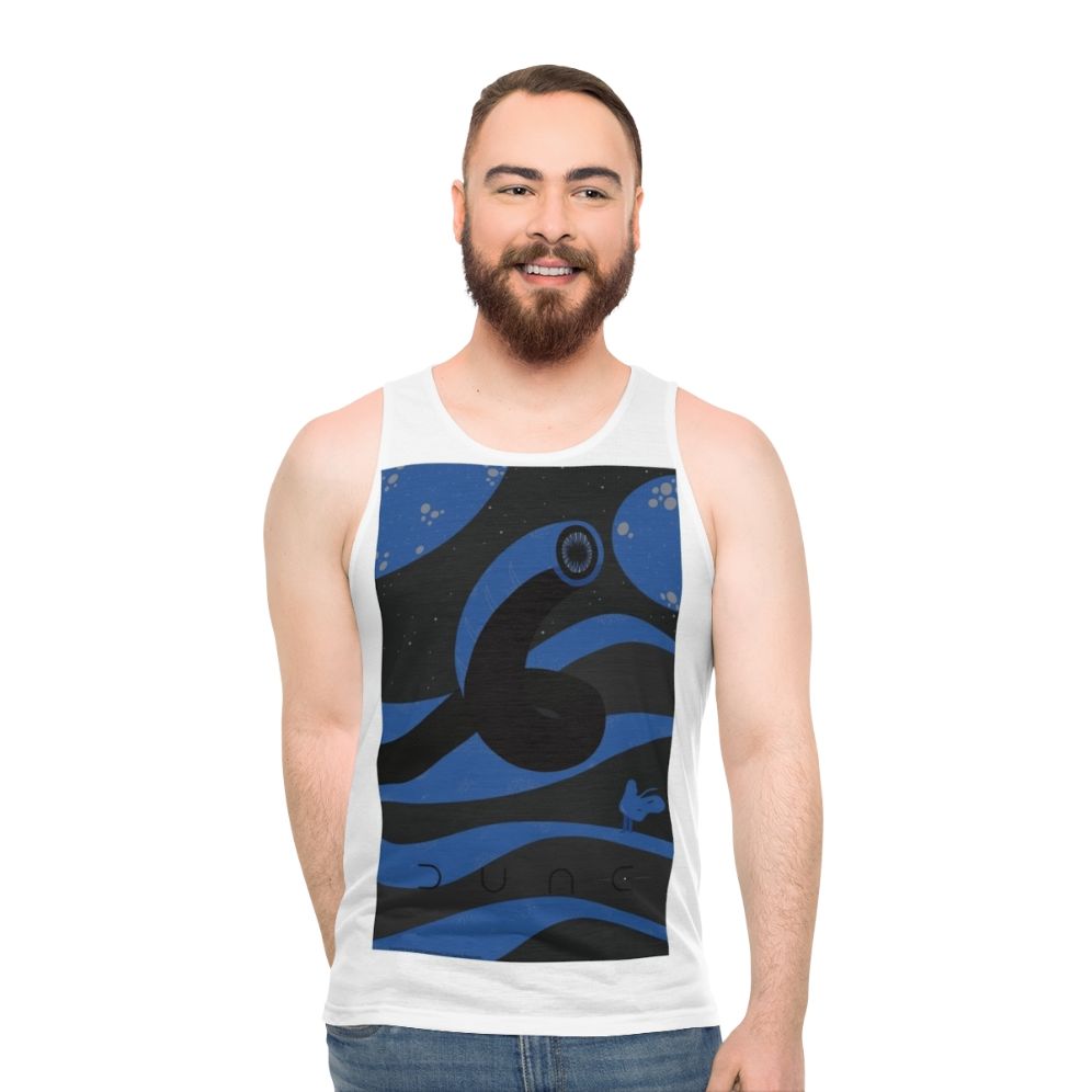 Dune Sandworm Unisex Tank Top - men