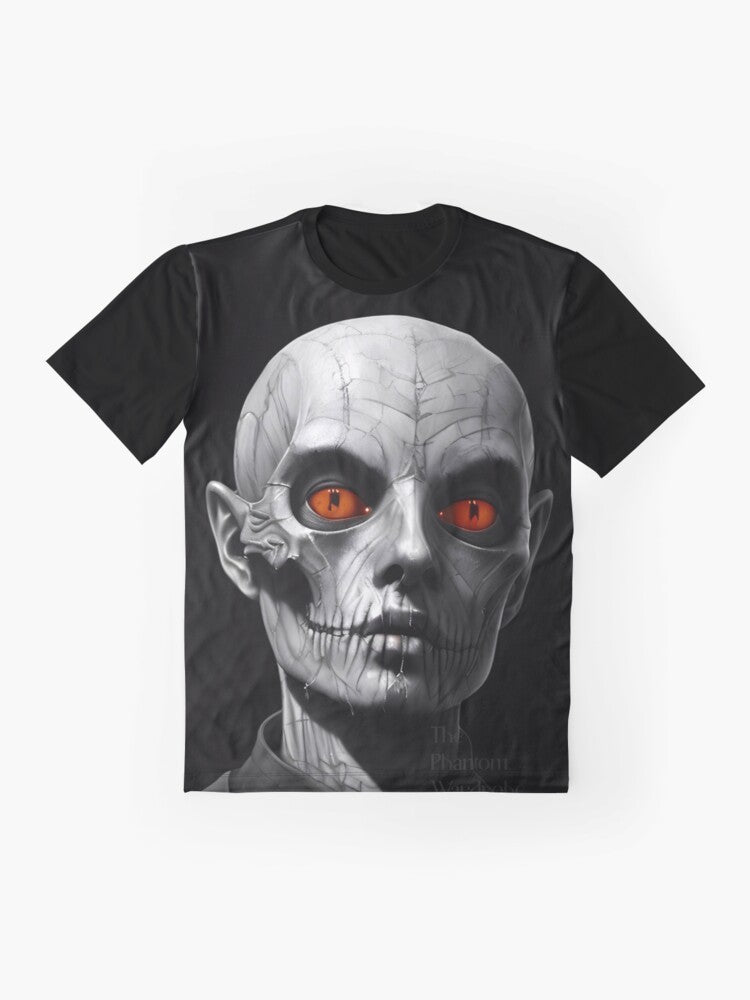 Spooky Ghoul 013 Graphic T-Shirt - Flat lay