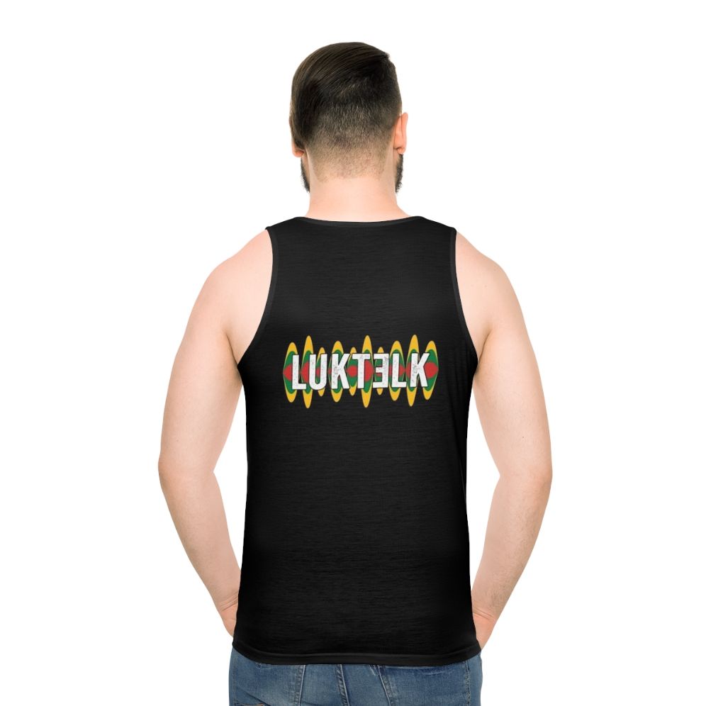 Unisex Lithuania Tank Top for Eurovision 2024 - men back