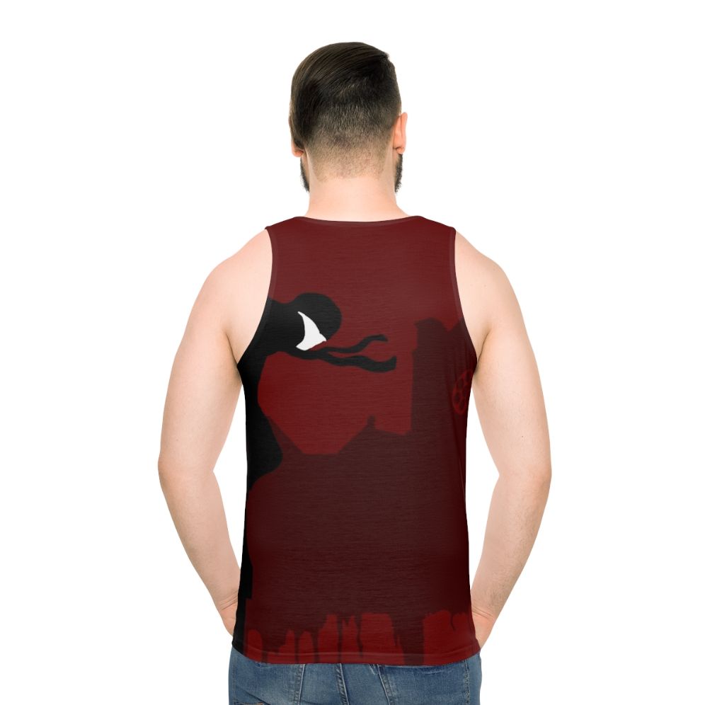 Daredevil Devil of Hell's Kitchen Unisex Tank Top - men back