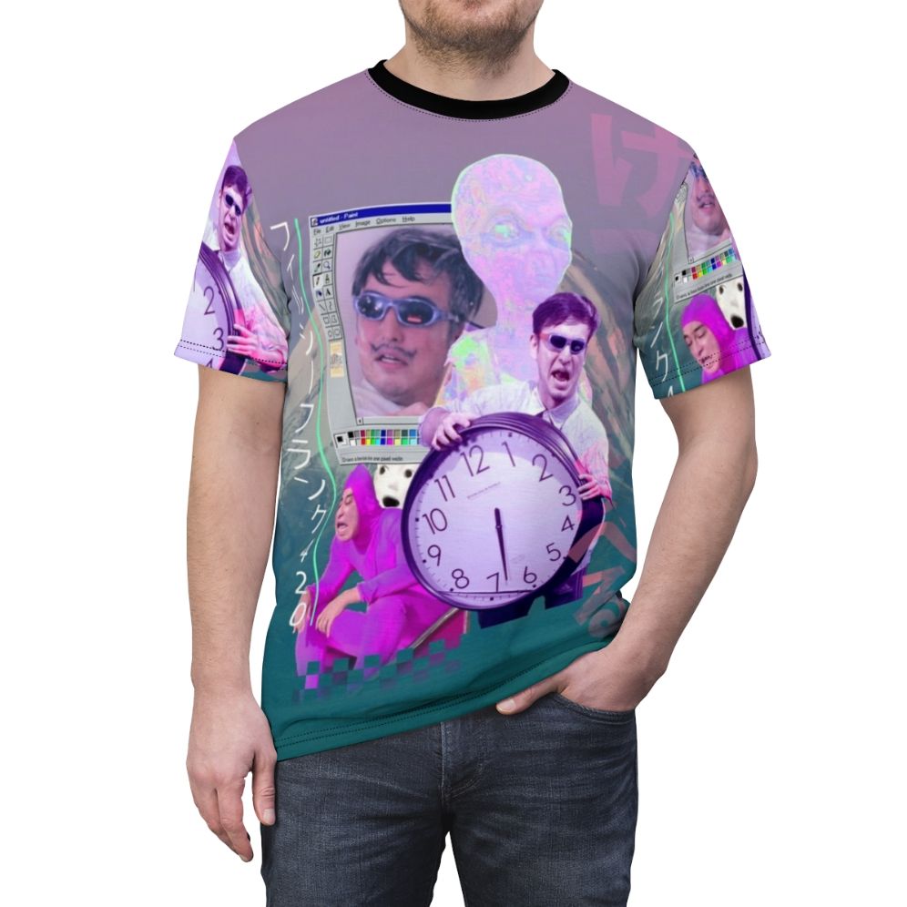 Filthy Frank Inspired 420 Vaporwave Aesthetic T-shirt - men front