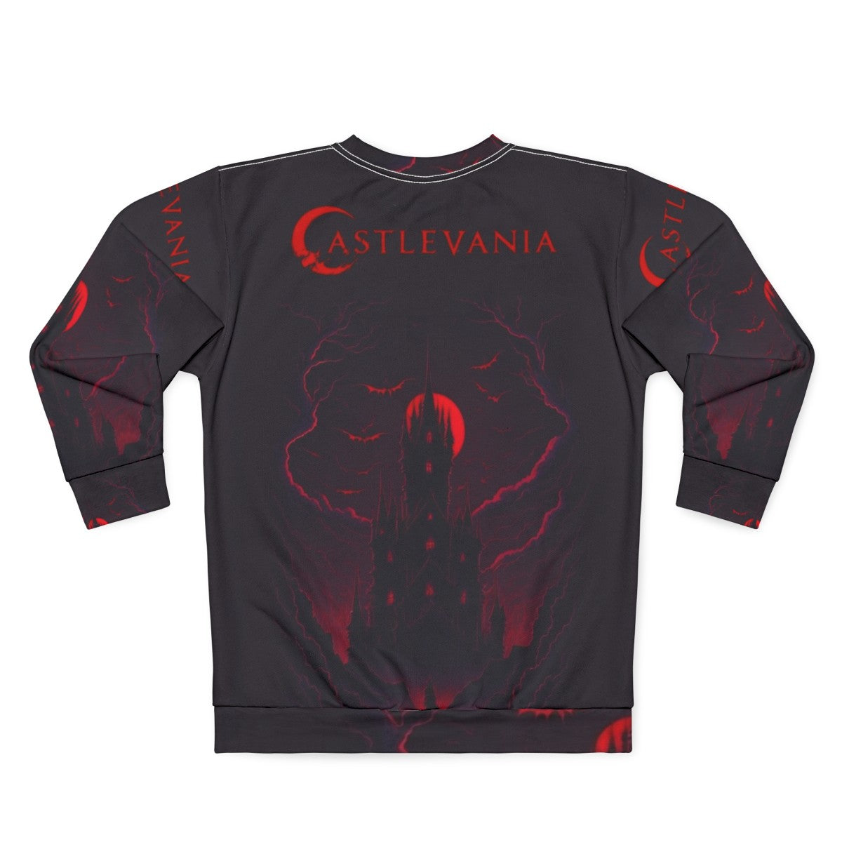 Netflix Castlevania Infernal Dark Gothic Sweatshirt - Back