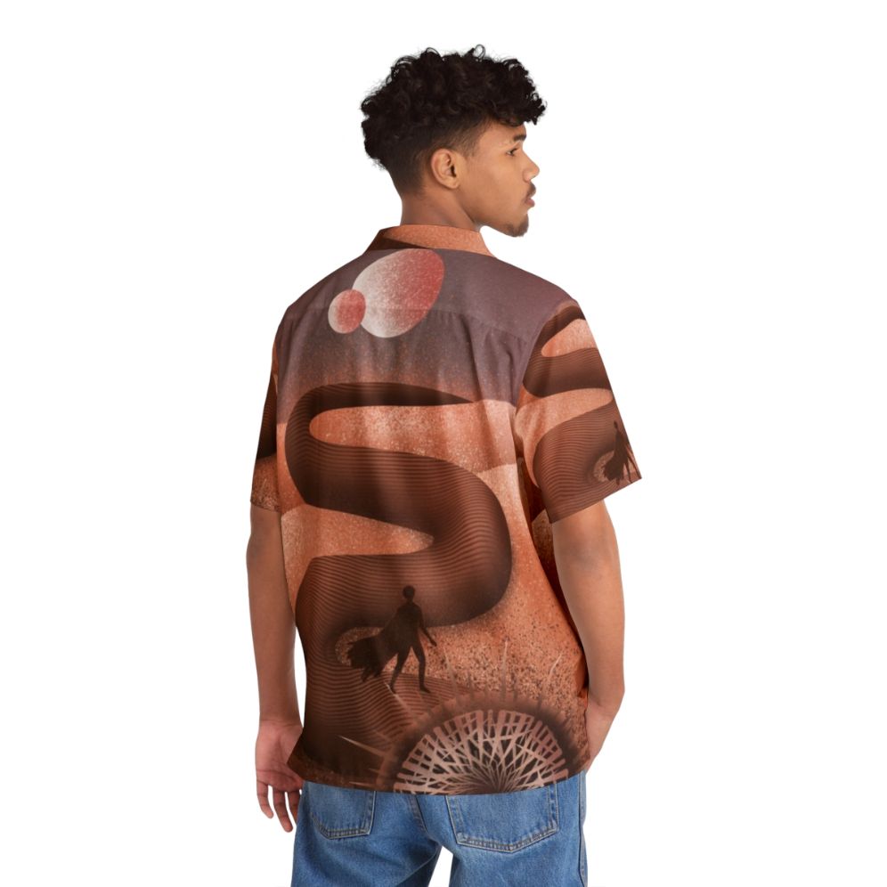 Dune Sandworm Hawaiian Shirt - People Back