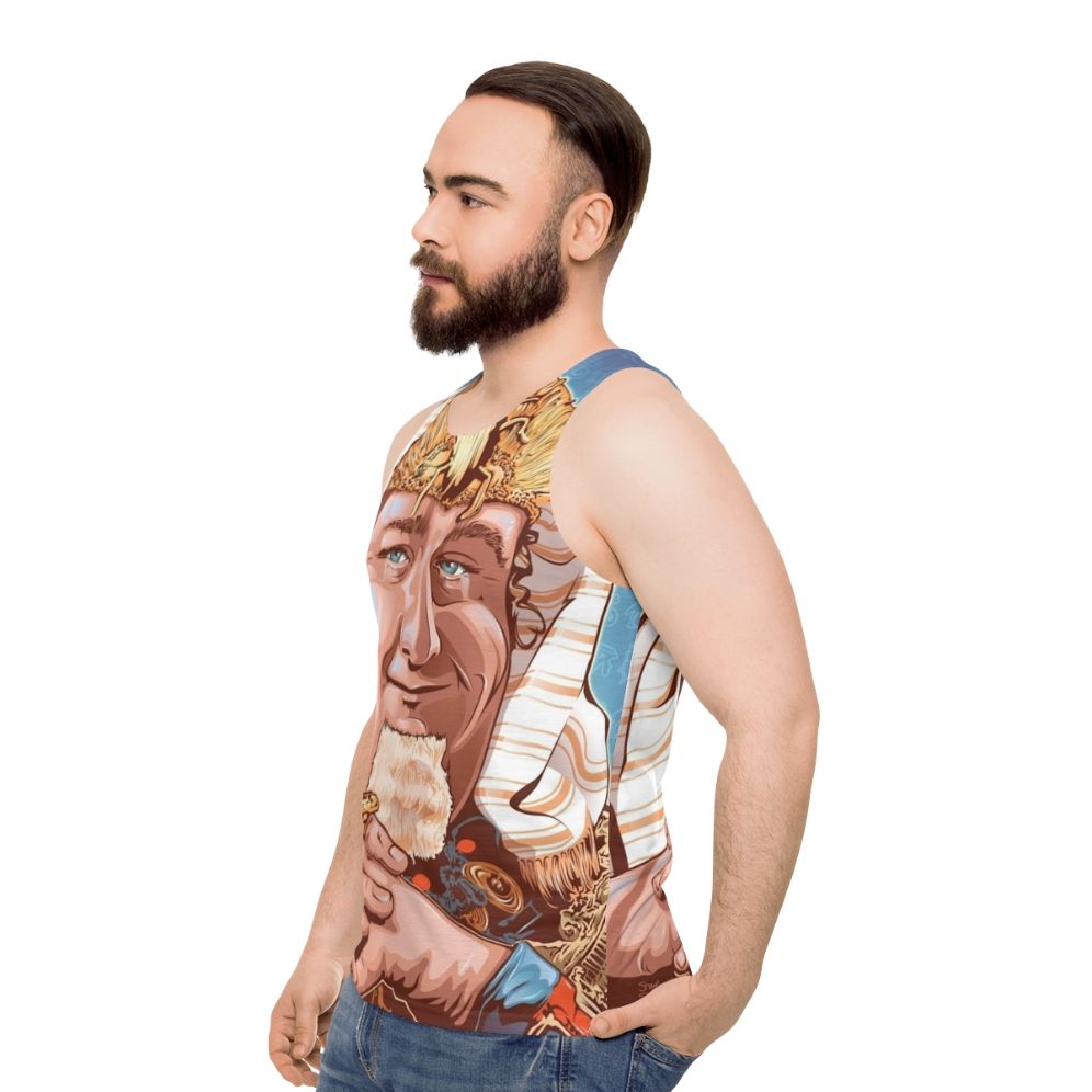 Retro Victor Buono King Tut Unisex Tank Top - men side