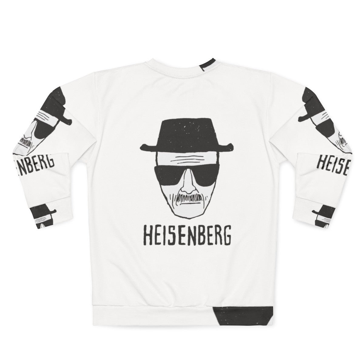 Breaking Bad Heisenberg Drawing Classic Sweatshirt - Back