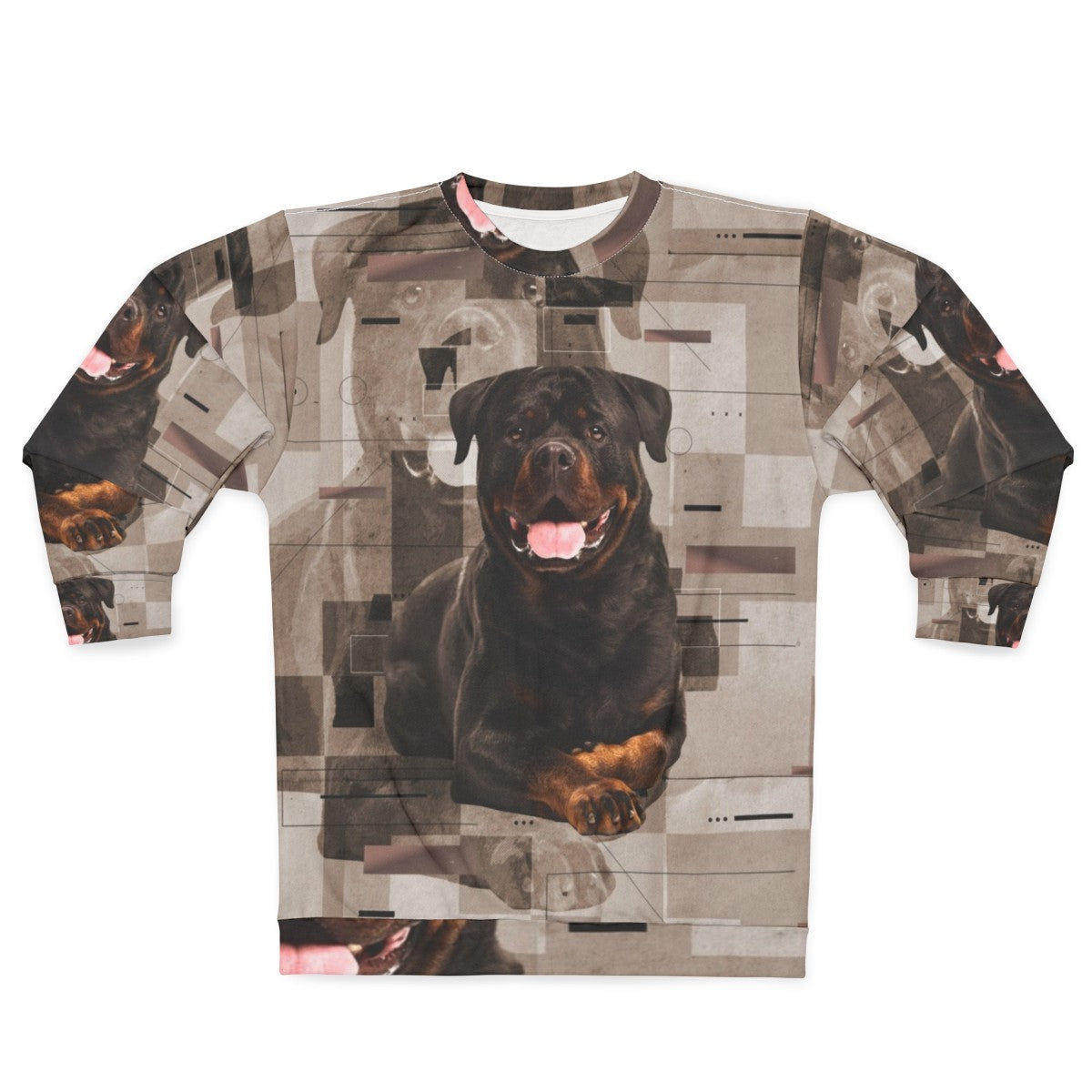 Rottweiler Metzgerhund Digital Art Sweatshirt