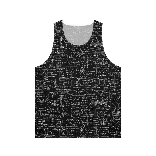 Physics Equations Unisex Black Tank Top