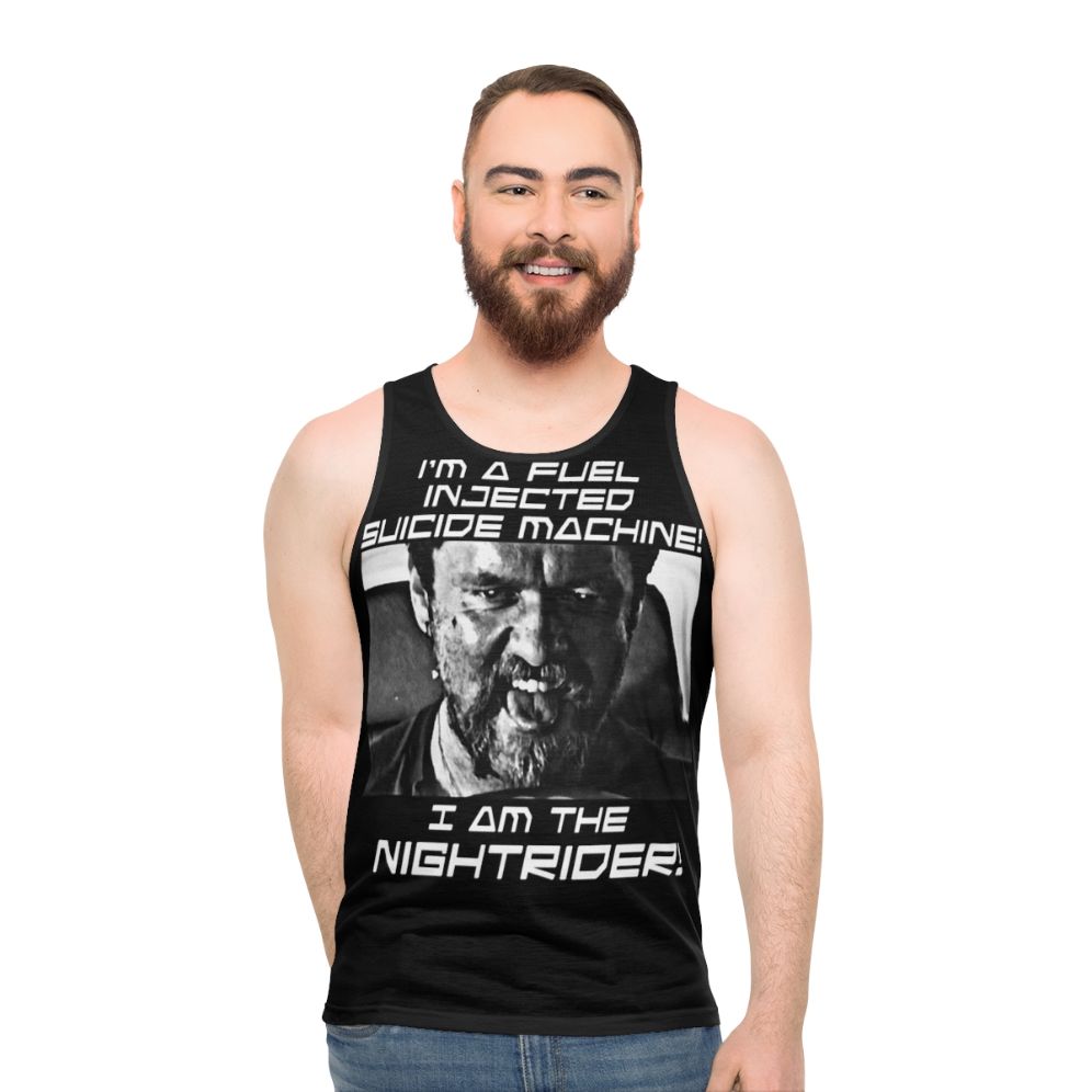 Unisex Nightrider tank top in post-apocalyptic fashion - men