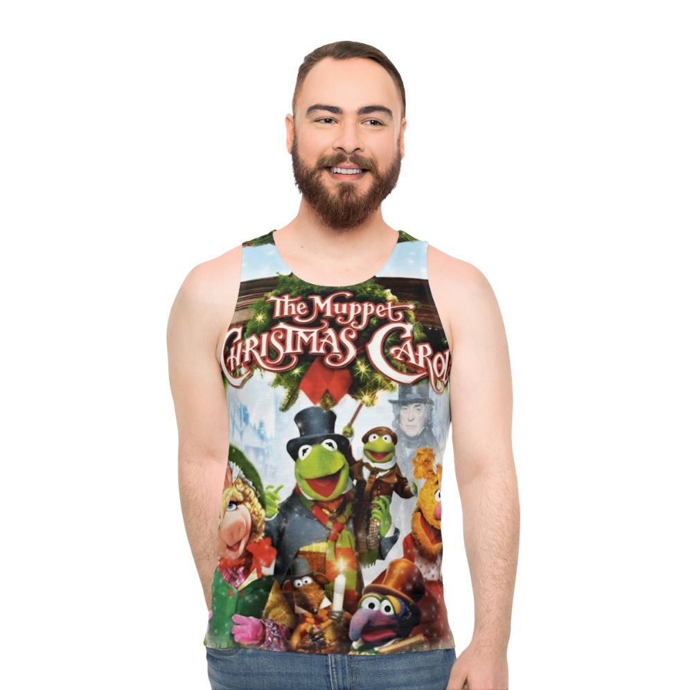 Muppet Christmas Carol Unisex Holiday Movie Tank Top - men