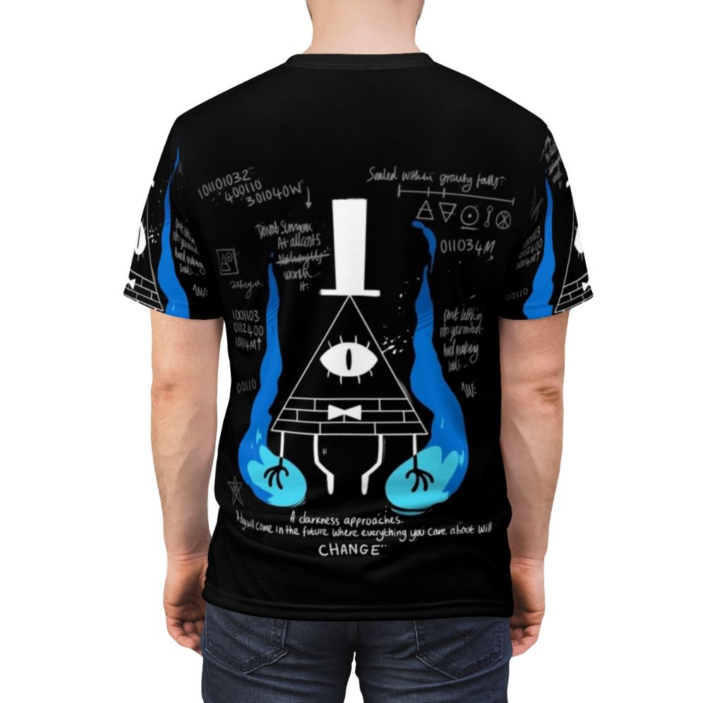 Gravity Falls Bill Cipher AOP T-Shirt - men back