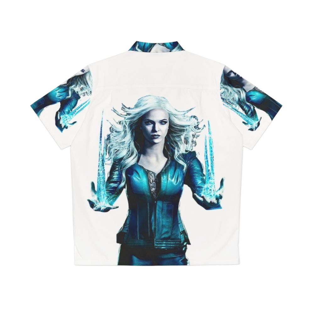 Killer Frost inspired Hawaiian shirt with frost-themed design - Back