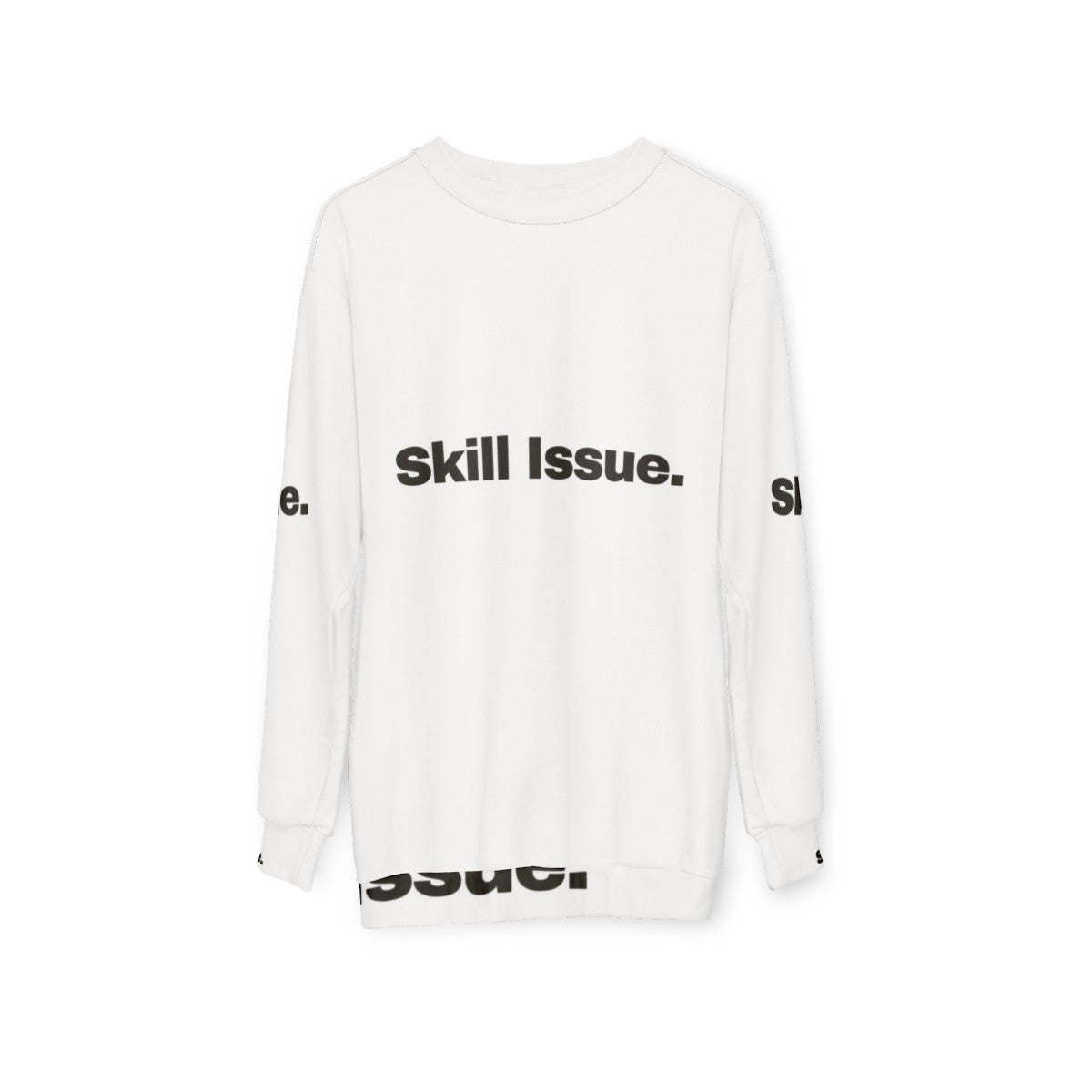 "Skill Issue Gaming Sweatshirt for Gamers and Video Game Enthusiasts" - hanging