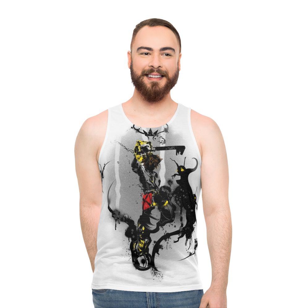 Kingdom Hearts Sora Keyblade Unisex Tank Top - men