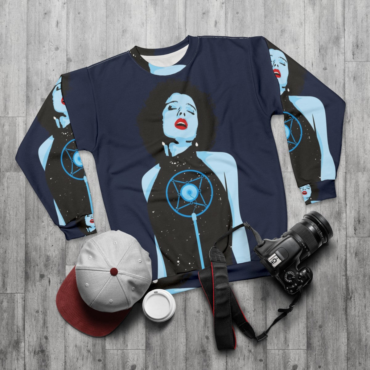 Blue Velvet Isabella Rossellini Vintage Sweatshirt - flat lay