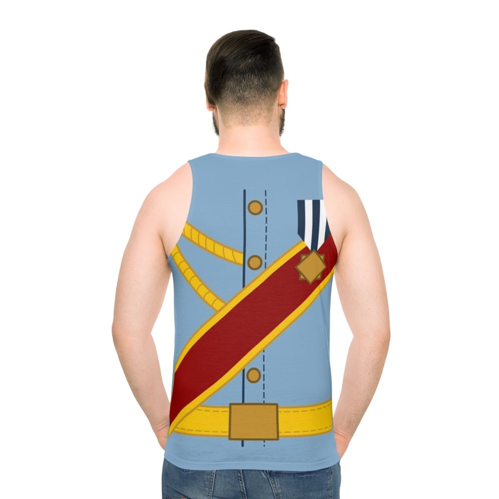 Unisex Prince Charming Costume Tank Top - men back