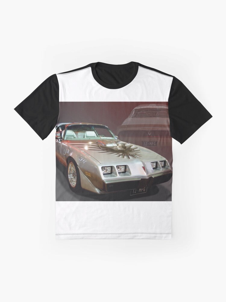 Vintage 1979 Pontiac Firebird Trans Am graphic t-shirt - Flat lay