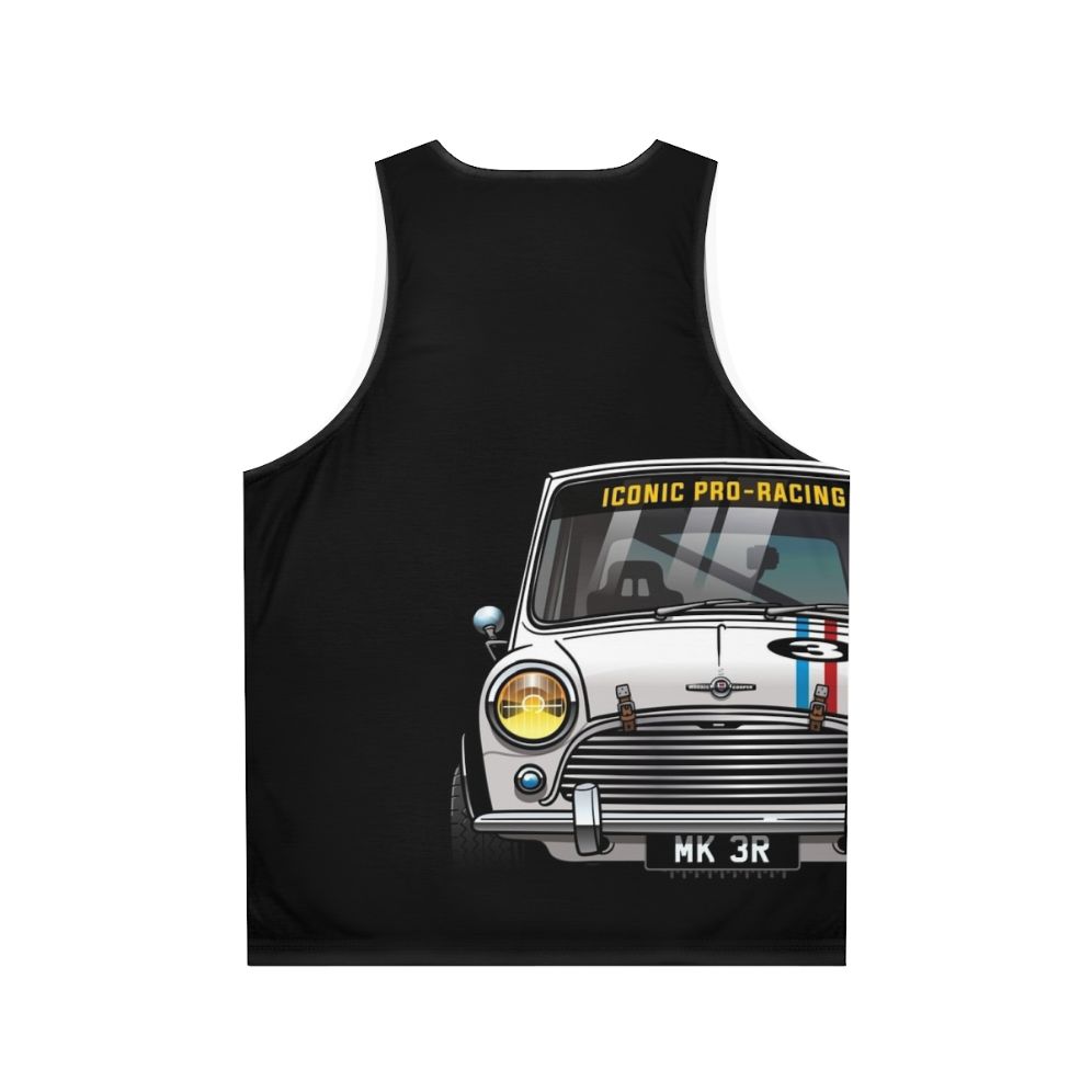 Vintage racer unisex tank top - Back