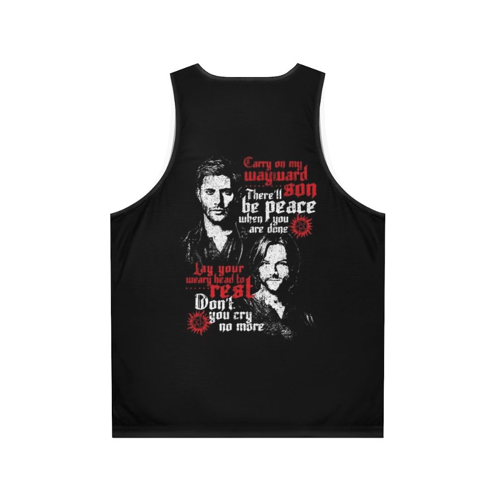 Supernatural Winchester Brothers Unisex Tank Top - Back