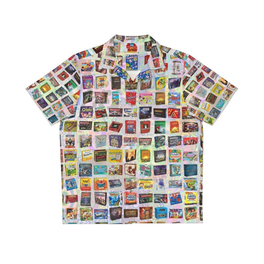 Board games Hawaiian shirt featuring a colorful tropical design