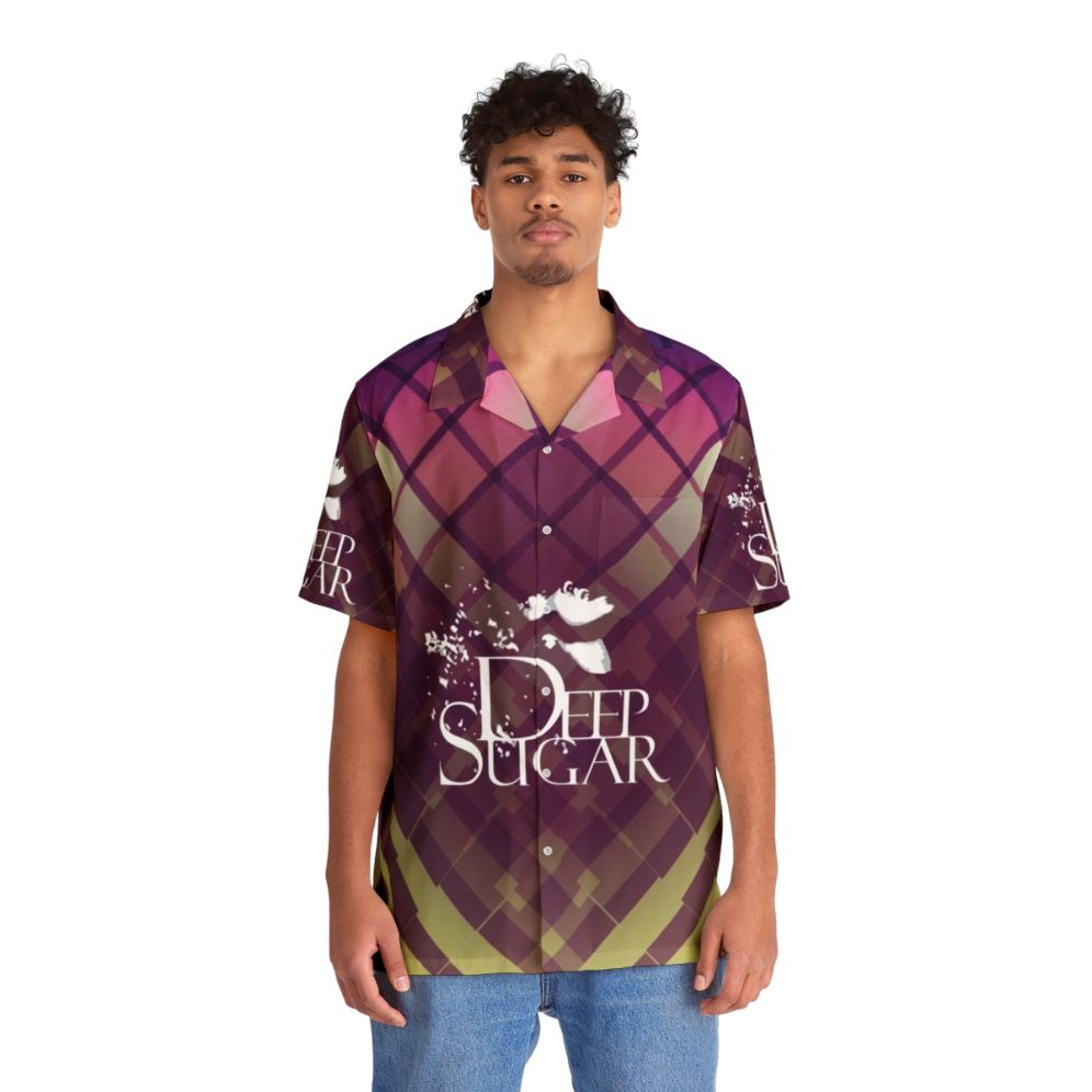 Deep Sugar Hawaiian Shirt - Vibrant Nightlife and House Music Vibes - People Front