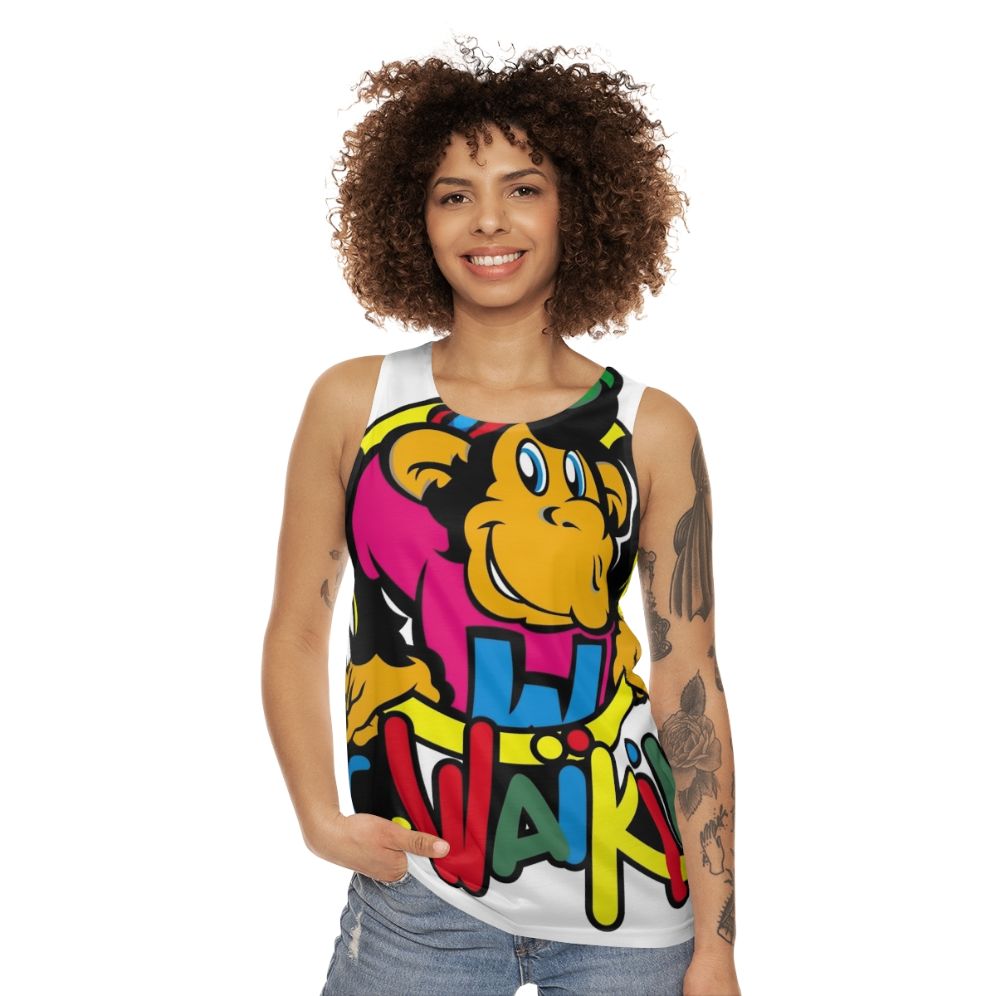 Retro Waikiki Monkey 80s Unisex Tank Top - women