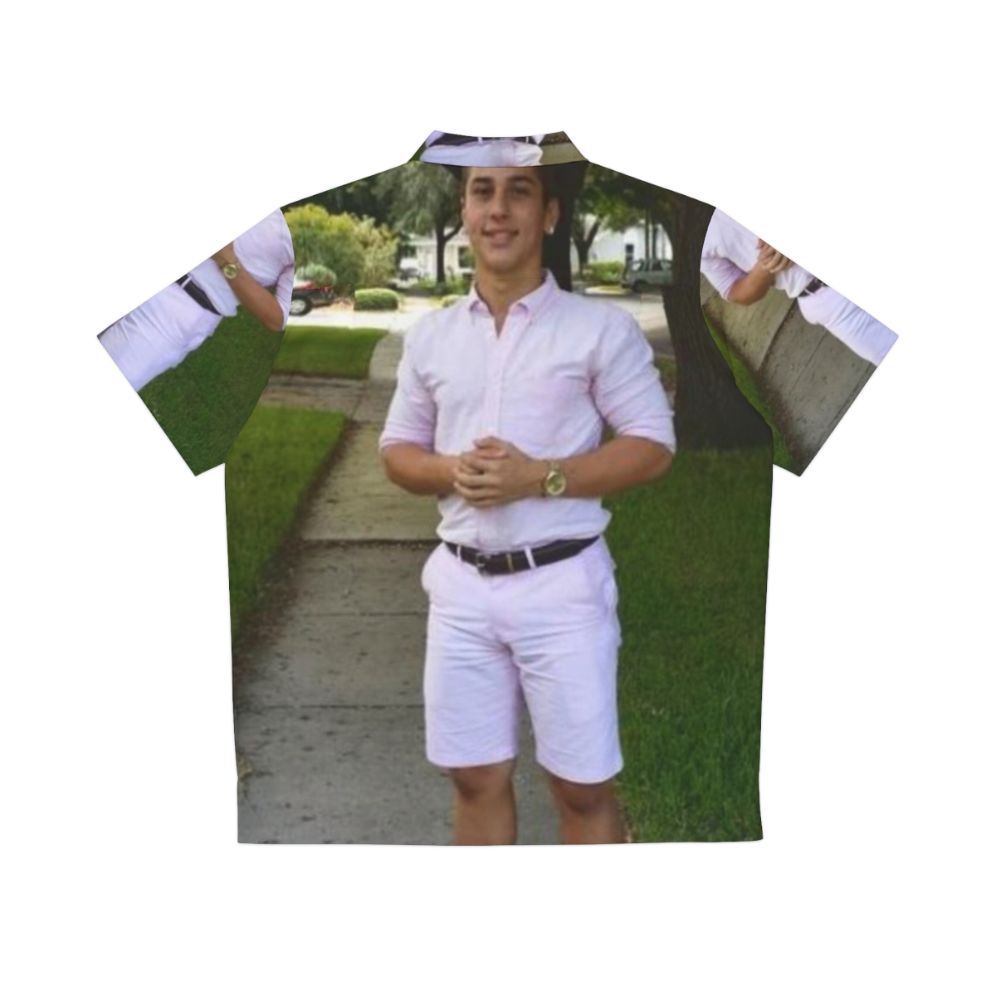 "You Know I Had To Do It To Em" Hawaiian Shirt with Tropical Floral Pattern - Back