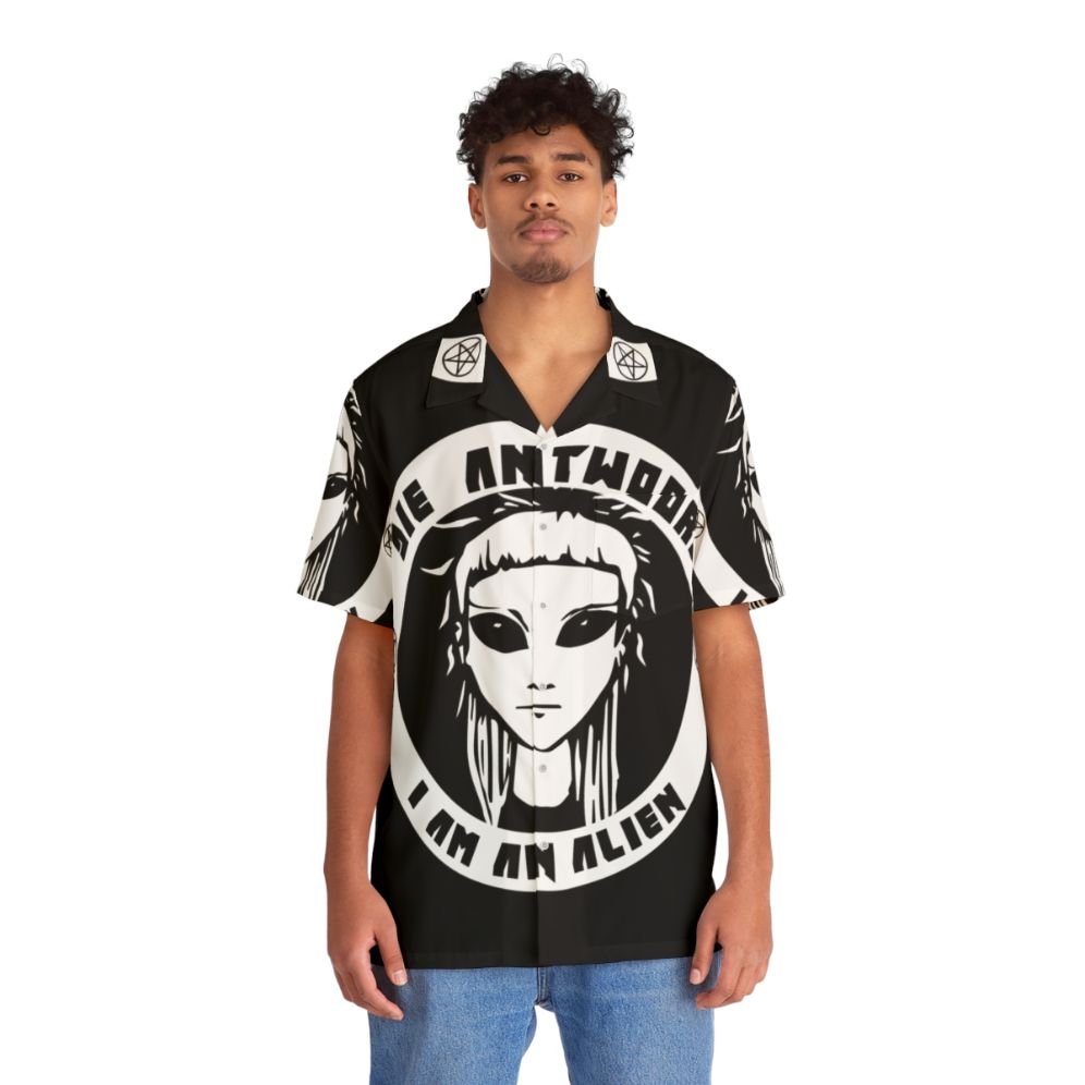 Yolandi Visser inspired zef style Hawaiian shirt - People Front