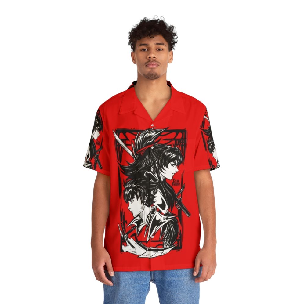 Branwen Twins Hawaiian Shirt featuring Raven and Qrow Branwen - People Front