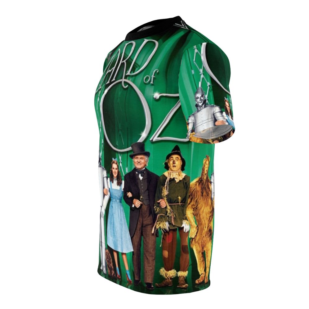 Wizard of Oz-inspired t-shirt featuring iconic characters and scenes from the beloved movie and musical - men left