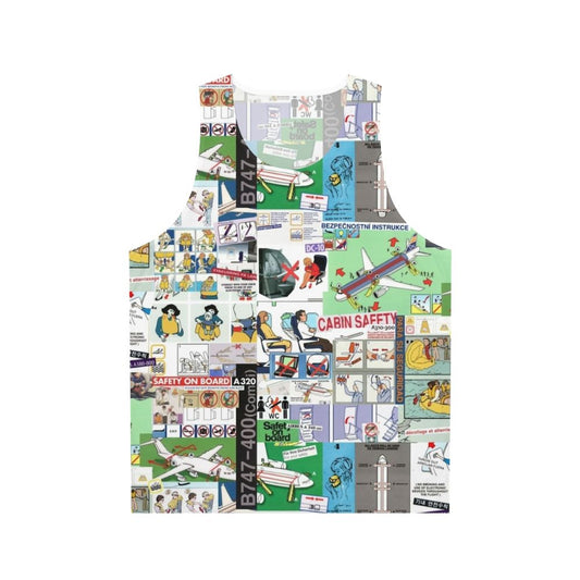 Safety collage unisex tank top