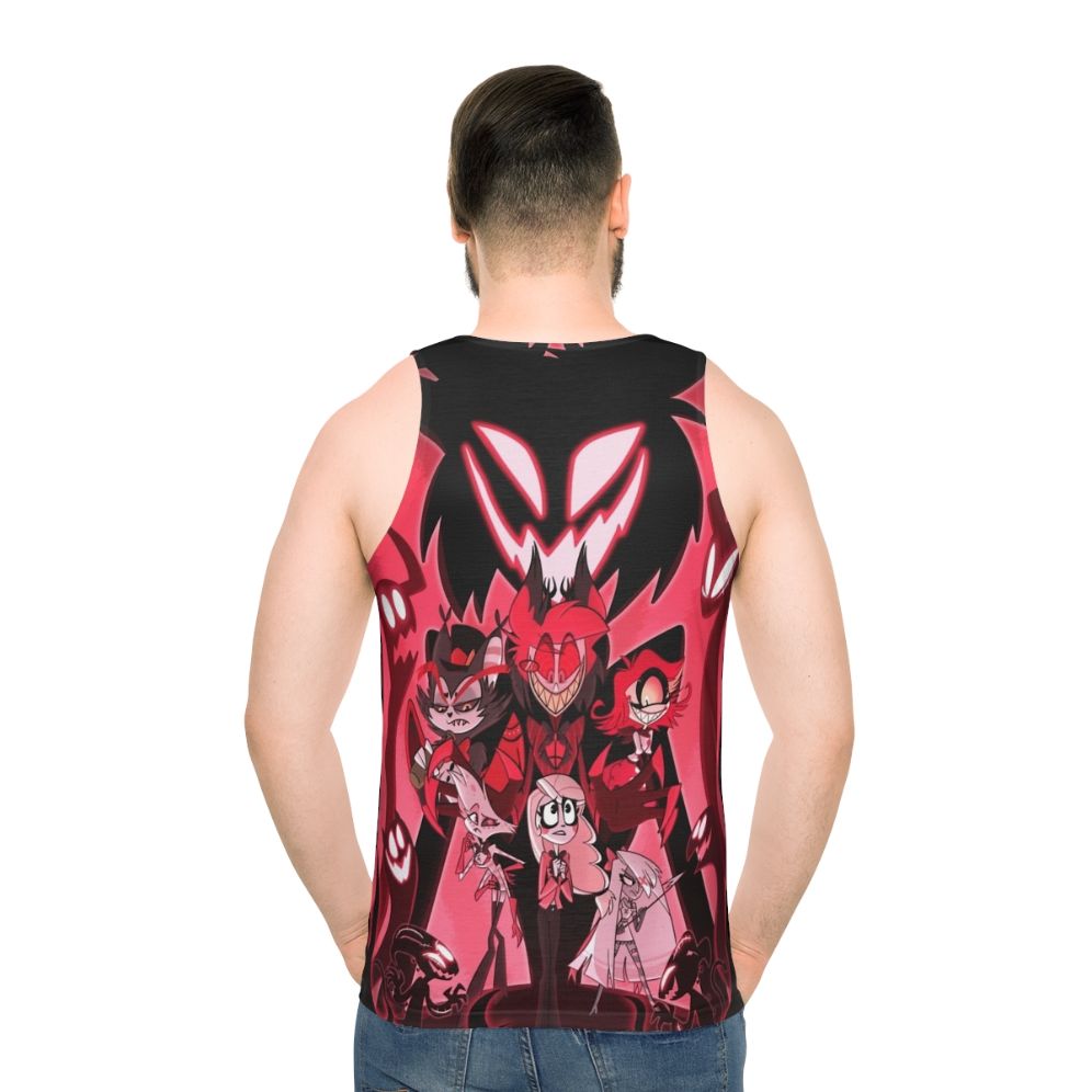 Hazbin Hotel Unisex Tank Top - men back