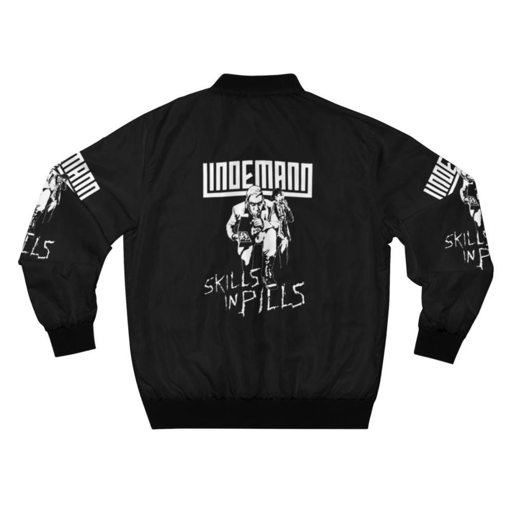 Lindemann Heavy Metal Bomber Jacket with Rammstein-inspired design - Back