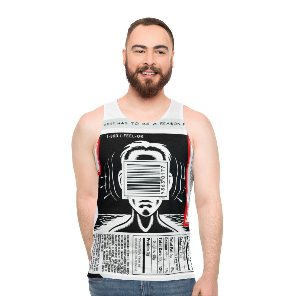 Retro OK Soda unisex tank top - men