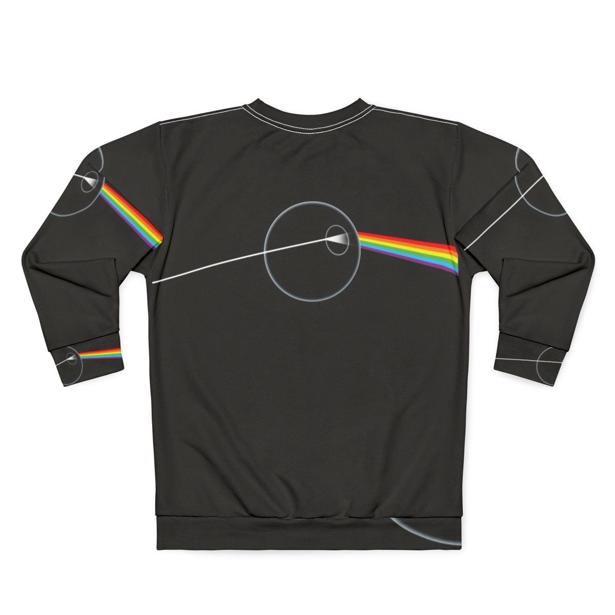 Dark Side of the Moon Sweatshirt - Pop Art Inspired Film Geek Apparel - Back