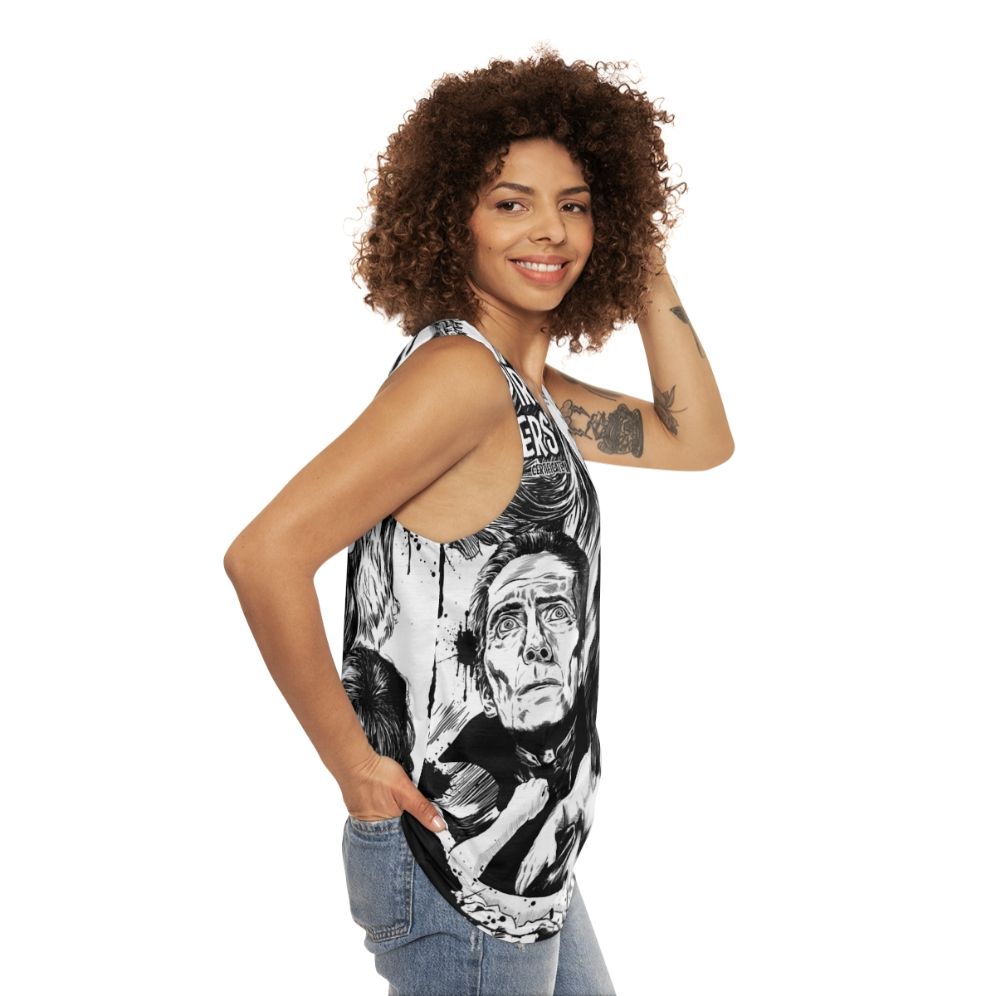 Hammer Horror Vampire Lovers Art Print Unisex Tank Top - women side